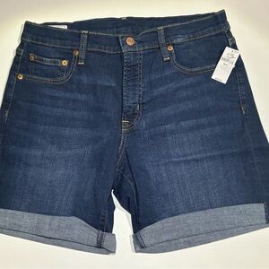 GAP Dark Blue Jean Shorts-TALL-NWT